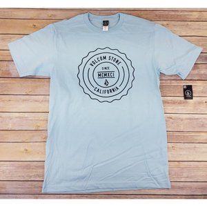 VOLCOM Stone California Men’s Short Sleeves Graphic T-Shirt Size M Blue NEW B54